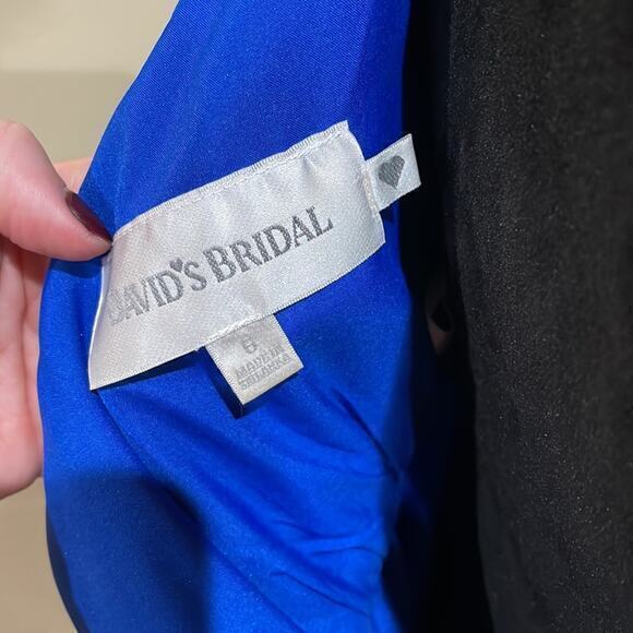 David’s Bridal Blue Cocktail Dress‎ - Picture 4 of 4